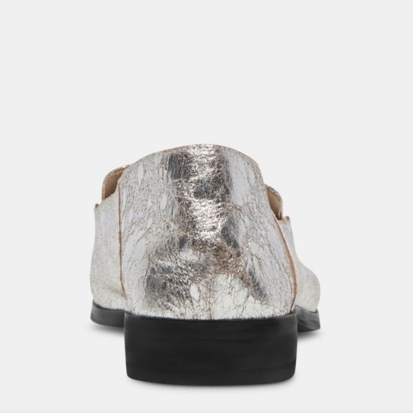 🤍🔹️DOLCE VITA🔹️ Leather Beny Dress Flats in silver for women - Picture 9 of 10